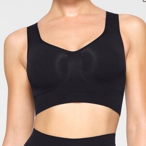 SKIMS Black Seamless Bra